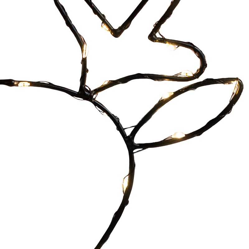 DecoKing LED Decorative Christmas Metal Reindeer Lighting Luna Reindeer