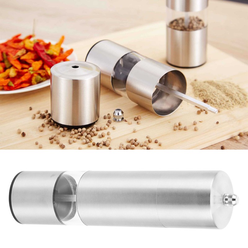 Pepper Grinder Stainless Steel Manual Pepper Spice Mill Adjustable Coarseness