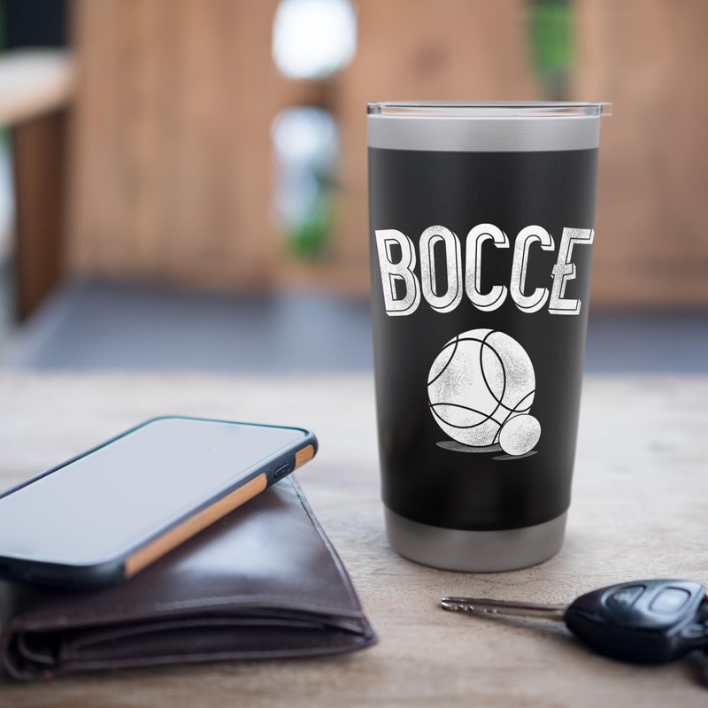 Bocce Legend Slogan with Jack Bocci Game Bocce Ball Stainless