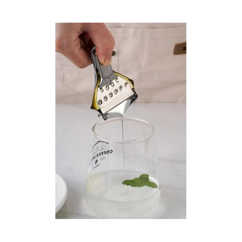 Lemon Slice Squeezer,2 PCS Stainless Steel Manual Juicer Lemon Clips