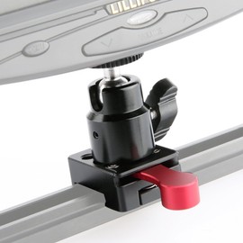 NICEYRIG 025 Ball Head, Free-Air Head Micro Ball Head, Panoramic Head Bracket, 360° Rotation, Shoe Included, Nut Clap, Small, Load Capacity 6.6 lbs (3 kg), Multi-functional, Made of Aluminum Alloy,