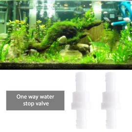 ECSiNG 4Pcs 12mm One-Way Check Valve for Air, Water, Gas - Plastic Non-Return Valve for Water Treatment and Air Purification