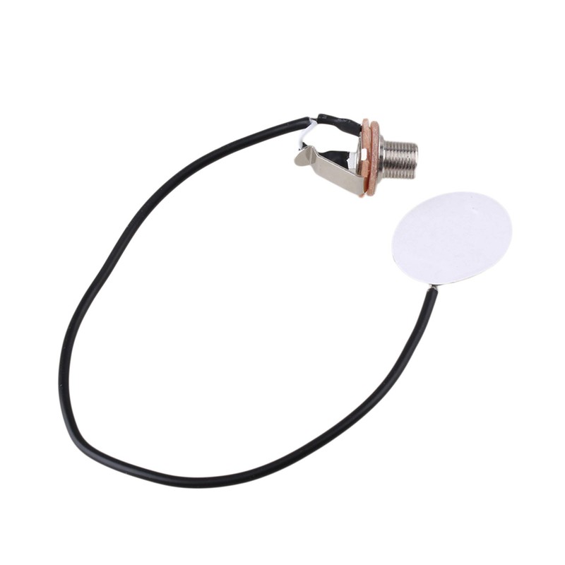 Lovermusic Socket Dia 0.25inch Piezo Transducer Pickup Microphone Contact Replacement