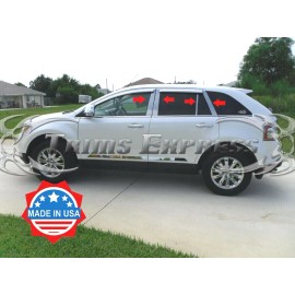 Made in USA - Trims Express 2007-2015 Lincoln MKX/ 07-14 Ford Edge 8Pc Chrome Pillar Post Door Cover Trim