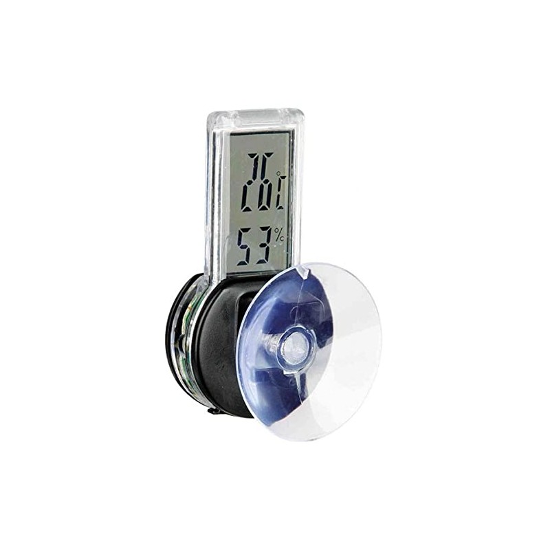 Trixie 76115 Digital Thermometer / Hygrometer with Suction Cup