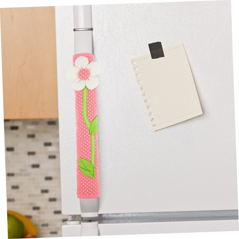 WOONEKY Protect Refrigerator Handles 2pcs Kitchen Gadget Fridge Freezer Door