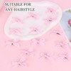 CAVETEE Bow Hair Clips for Girls, Small Cute Mini Hair