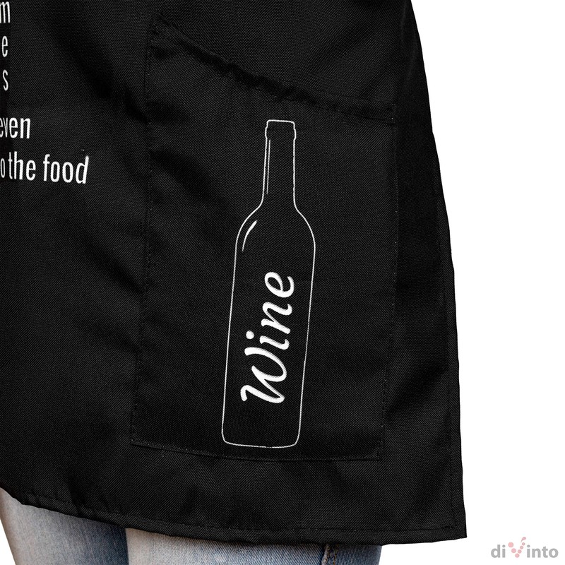 diVinto Woman Cooking Apron with Stopper and Pockets, BBQ apron,