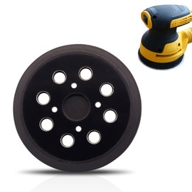 5 Inch 8 Hole Hook Replacement Sander Pad for Rigid OE# 300527002, Fit for Ridgid R2600 and R2601 Random Orbit Sander Backing Pad