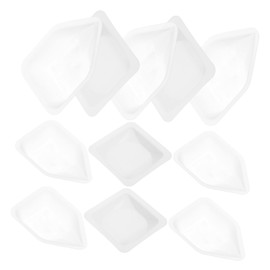 KICHOUSE 100 Pcs Weighing Ship Weighing Tray Weighting Pan Laboratory Weighing Dishes Boat Shape Weighing Pan