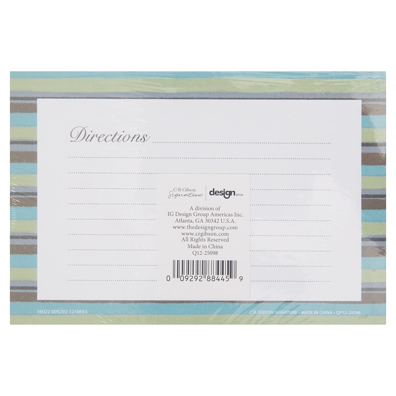 C.R. Gibson Q12-25098 Forage 4x6 Double Sided Recipe Cards, Multicolor,