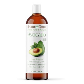 Avocado Oil 32 fl. oz. Cold Pressed 100% Pure Natural Carrier For Skin, Face, and Hair Growth Moisturizer. Perfect For DYI Creams, Lotions, Lip balm and Soap Making.