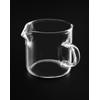 QWORK Double Spouts Espresso Shot Glass Cup Without Scale, 2
