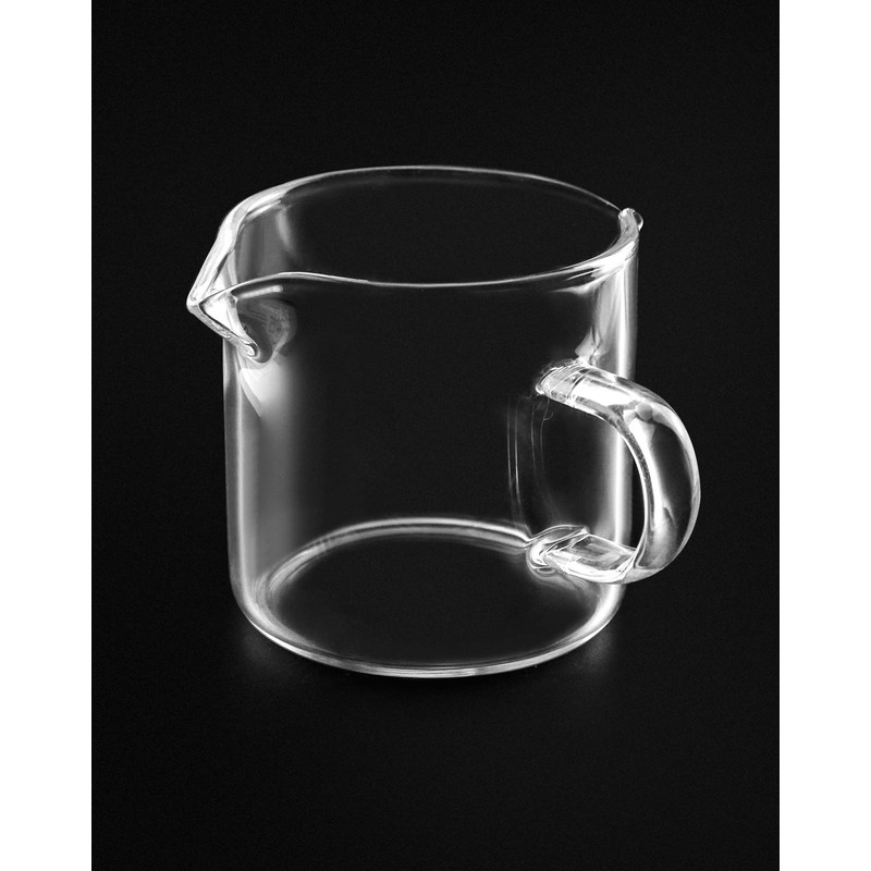 QWORK Double Spouts Espresso Shot Glass Cup Without Scale, 2