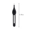 Caishun 2PCS Black Wide Grip Slant Tweezers/Hand Filing Tip 95mm