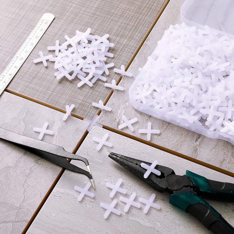 YTYKINOY 1000 Pieces 1/8" Tile Spacers 3mm Floor Wall Ceramic