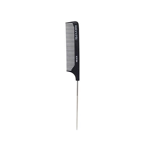 Salonchic 9" Pin Tail Carbon Comb