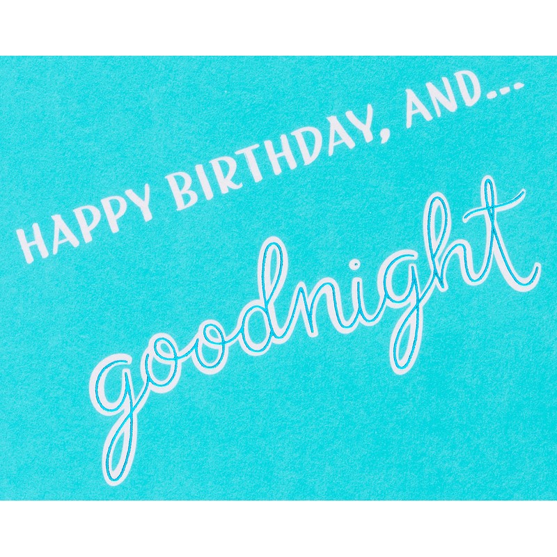 Papyrus Funny Birthday Card (Goodnight)