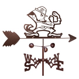 SWEN Products Notre Dame Fighting Irish Weathervane (Adjustable Mount Included)