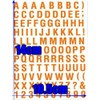 XIAXIN TSS-105 Waterproof PVC Alphabet Sticker Set Weatherproof Waterproof Numbers