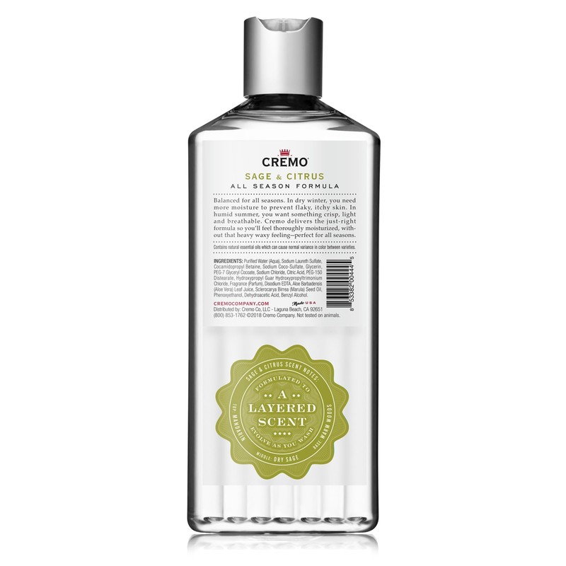 CREMO - Moisturising Body Wash for Men | Revitalising Shower