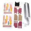 Bike Turbo Pipe Exhaust System Bicycle Spoke Sound Maker Cards