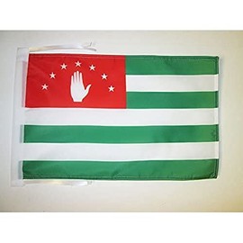 Republic of Abkhazia Flag 18'' x 12'' cords - Aphsny SMALL flags 30 x 45cm - Banner 18x12 in - AZ FLAG