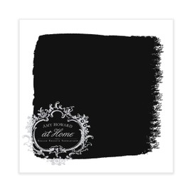 Amy Howard Home | One-Step Paint | Chalk Finish Paint | Eco-Friendly | No Stripping, Sanding or Priming | Multi-Surface Furniture & Cabinet Paint - (Black,16 OZ)