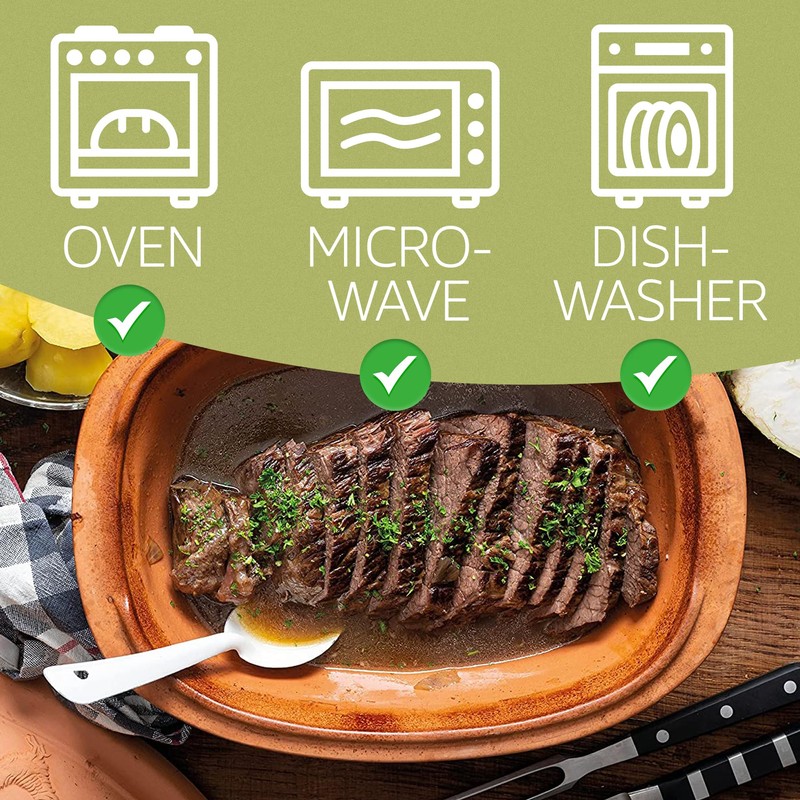 Romertopf Clay Roaster | Non-Stick Dutch Oven | Healthy Pot