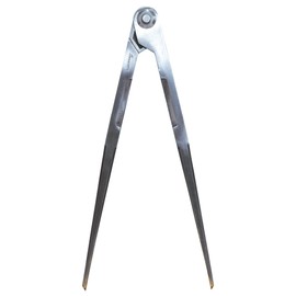 Shinwa Sokutei Steel Compass with Carbide Tip E-2 77545 11.8 inches (30 cm)