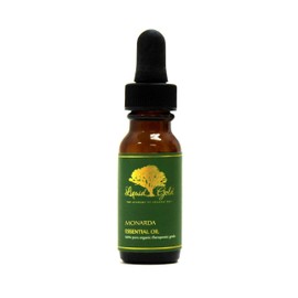 Liquid Gold Inc - 0.6 oz with Dropper - Premium Monarda Essential Oil - Pure Organic Natural Aromatherapy