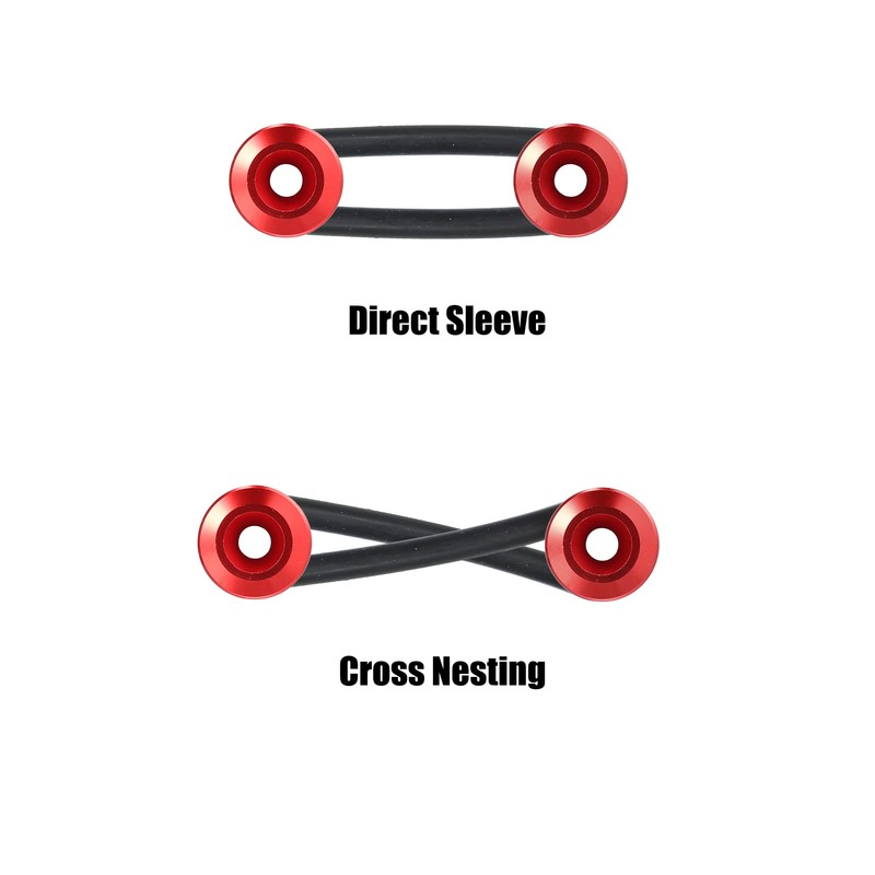 X AUTOHAUX 4 Set Oval Universal Bumper Quick Release Front