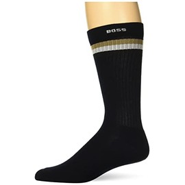 BOSS Iconic Stripe Cotton Ribbed Socks