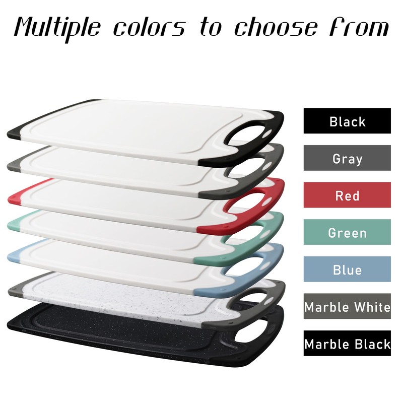 Tagliere Large-Small Marble Cutting Boards Set of 3, Non Slip,