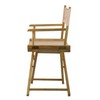 Casual Home 18" Director's Chair Natural Frame with Tan Canvas