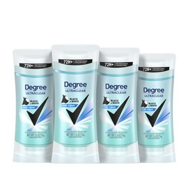 Degree Antiperspirant for Women Protects from Deodorant Stains Pure Clean Deodorant for Women 2.6 Ounce (Pack of 4)