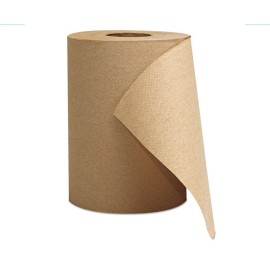 GEN 300 ft Brown Hard Roll Paper Towels, 12 Rolls/Carton (GEN1804)