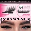 Pre-made Spikes Lash Clusters for DIY Cluster Eyelash Extensions