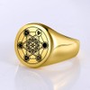 UNIFT Metatron’s Cube Ring for Men Women Stainless Steel Angel