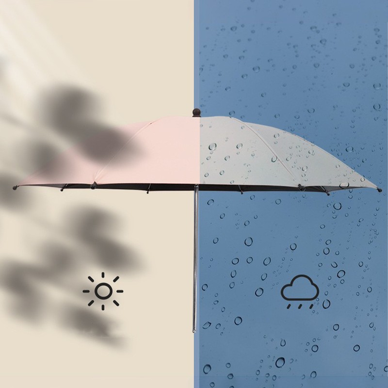 Stroller Sunshade Umbrella Waterproof Lightweight Foldable 8 Bone Stroller Parasol