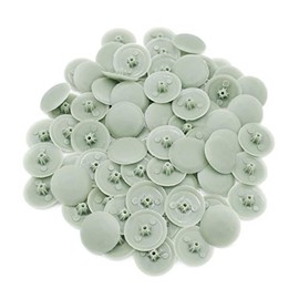 Snap-On Bifix Cover Caps to Use with Phillips Ph2 & Pozidrive Pz2 Pozi Screws - Pack of 50 Biffix Covers : Indian Sage Green