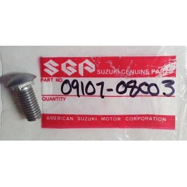 Suzuki NOS Suzuki ALT LT 125 1983 ALT50 Wheel Rim Bolt Part 09107-08003 NEW OEM