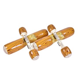Inflatable Water Toy, Wooden Shape Water Sports Float Inflatable Toy with 2 Different Beautiful Shapes for Pool Party or Sea Holidays