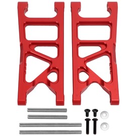 RC Rear Lower Suspension Arms Kit Aluminum Alloy 1/10 RC Rear Swing Arm for ARRMA Typhon for BigrockRed