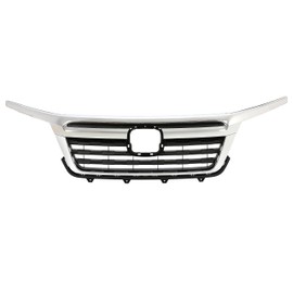HECASA Front Bumper Upper Grille Grill Compatible with 2017-2020 Honda Ridgeline 104-60819B-IC Chrome
