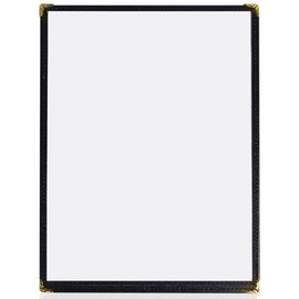HIRAISM Menu Book, Menu Table, A4, Vertical, Clear, Stylish, Set of 5 (1 Page, 2 Sides)