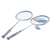 2 Player Badminton Racquets Set Lightweight Full Carbon Double Rackets