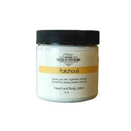 Patchouli. Moisturizing Hand & Body lotion - 4oz. Bedside size. Earthy and herbaceous with a woodsy base.