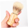 Healeved 2pcs Professional Shave Brush for Men Beard Comb Wood