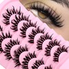 False Eyelashes, Manga Eyelashes, Wet Look, D-curl, Japanese Style, Cosplay,